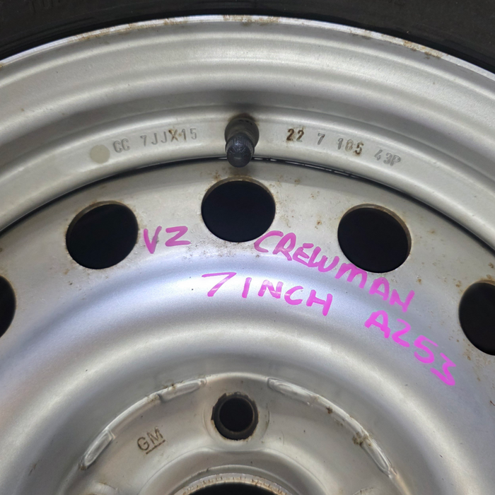 7" Interceptor / Chaser Rim "JJ" with Tyre 7jjx15x22