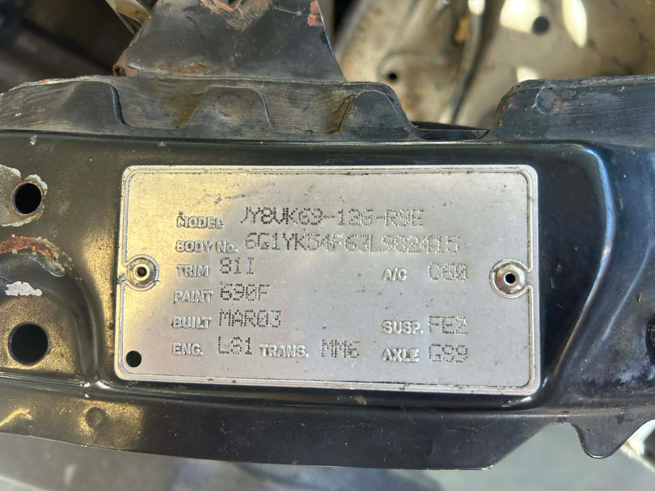 sv8001 - VY / VZ SV8 Holden Commodore - Cluster Surround Trim Tempest Grey