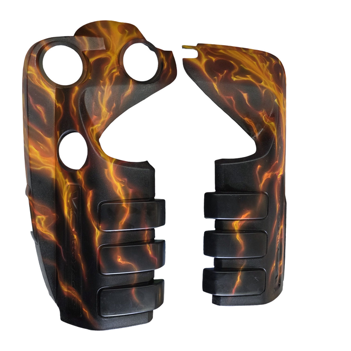 SM001 - VZ Holden Commodore - V6 Alloytec Engine Cover - FLAMES