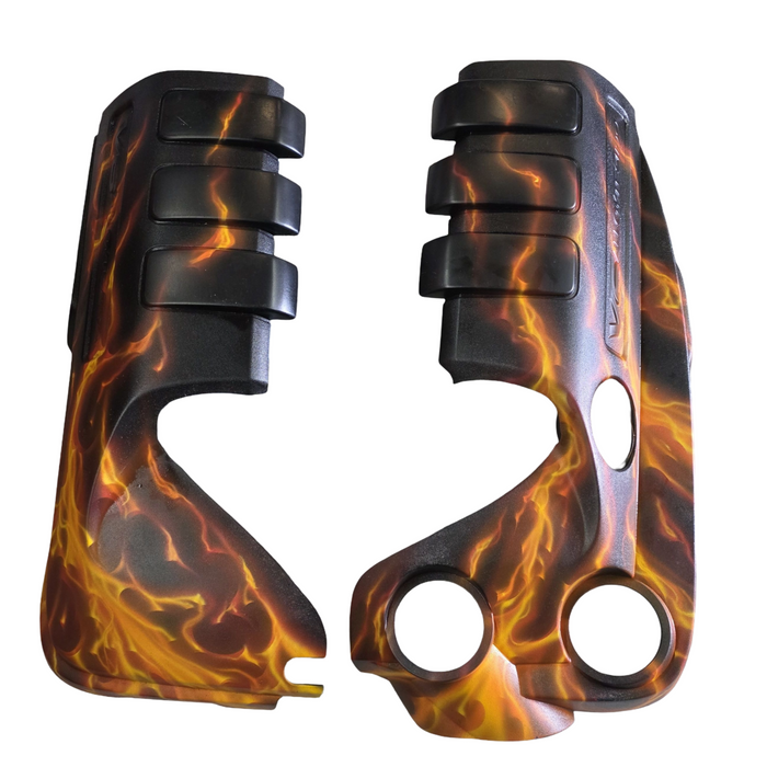 SM001 - VZ Holden Commodore - V6 Alloytec Engine Cover - FLAMES
