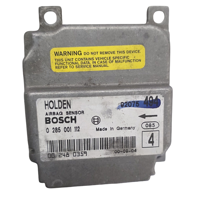 Sm001 - VT / VX / VY / VZ Holden Commodore - Airbag Module 494