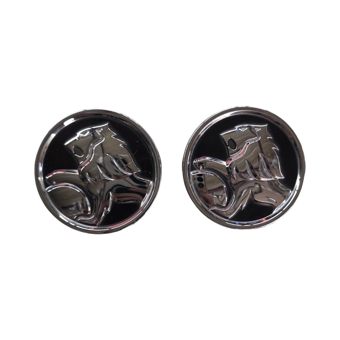 Sm001 - VE SS Holden Commodore - Centre Caps Set / Black - Chrome.