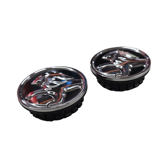 Sm001 - VE SS Holden Commodore - Centre Caps Set / Black - Chrome.