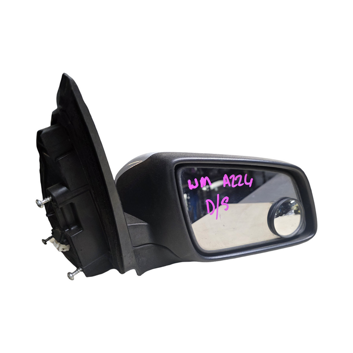 A224 - WM STATESMAN SEDAN - Side Mirror Driver's - Herron White #679F