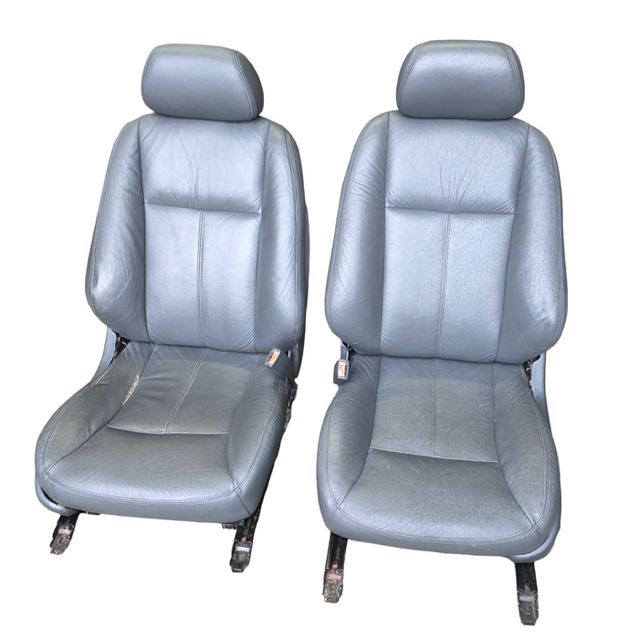 Tyl001 - WH Holden Statesman - Grey Leather Front Seats with Seatbelt Stalks