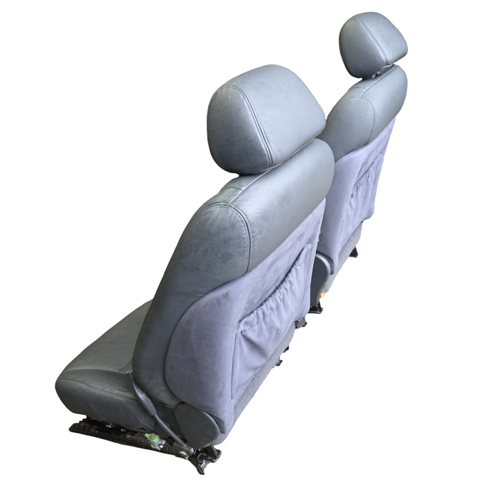 Tyl001 - WH Holden Statesman - Grey Leather Front Seats with Seatbelt Stalks
