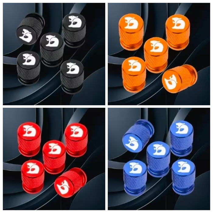 NEW HSV Logo Tire Valve Caps (set of 4) Available in Blue / Red / Orange / Black