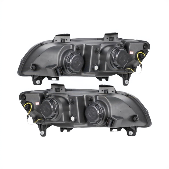 NEW OEM Quality - VE Holden Commodore Series II - Black Halo Headlights SET