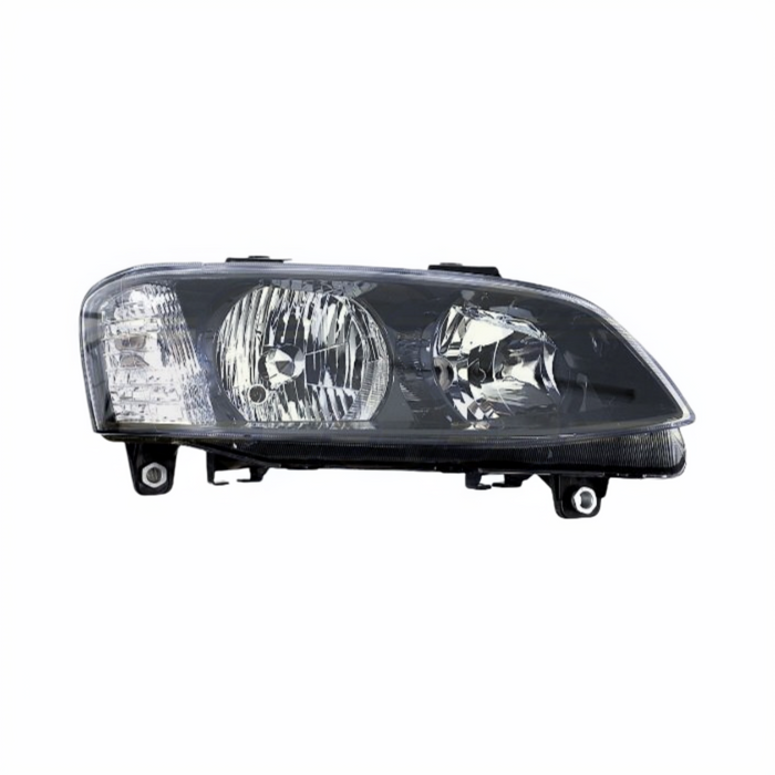 NEW OEM Quality - VE Holden Commodore Series II - Black / Chrome Headlight Non-Projectile SET