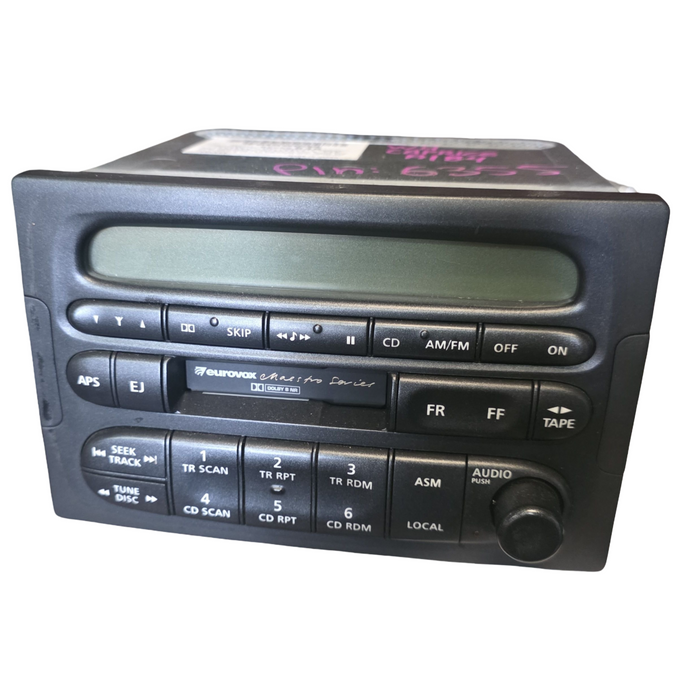 A184 - WH Holden Statesman/Caprice - CD / Cassette Stereo (EUROVOX) Maestro Series MODEL: 92055545 - INCLUDES PIN CODE