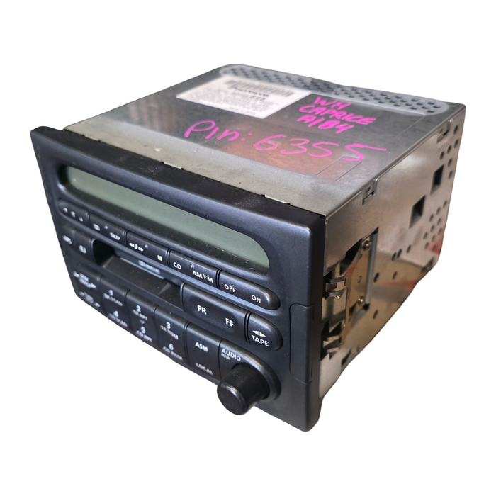 A184 - WH Holden Statesman/Caprice - CD / Cassette Stereo (EUROVOX) Maestro Series MODEL: 92055545 - INCLUDES PIN CODE