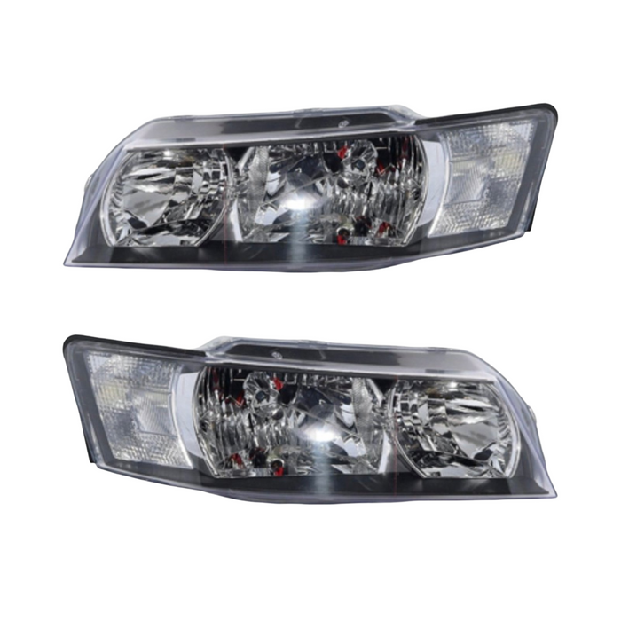 NEW OEM Quality - VZ Holden Commodore SV6 / SS/ SV8 / S - Headlights (SET) Lights (non-projectile)