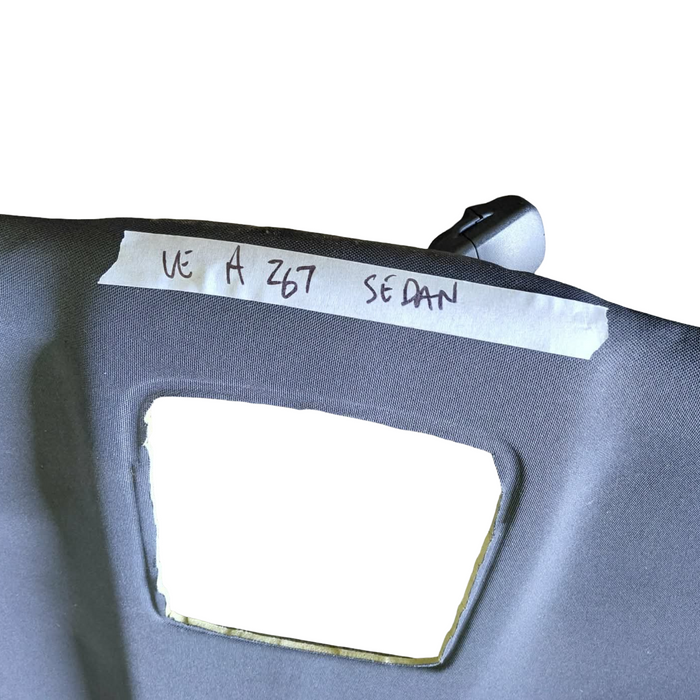 A267 - VE Holden Commodore Sedan - Roof Lining Grey Roof Mount DVD Allowance