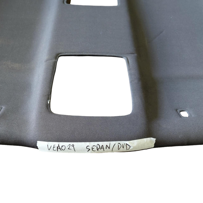 A029 - VE Holden Commodore Sedan - Roof Lining Grey - Roof Mount DVD Player
