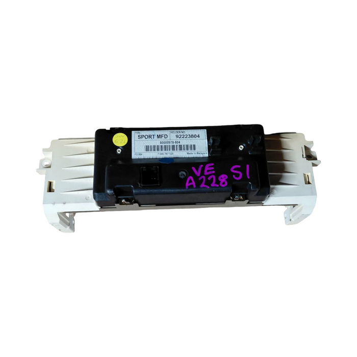 A228 - VE SV6 / Digital Centre Dash Facia Panel - Part #92223804