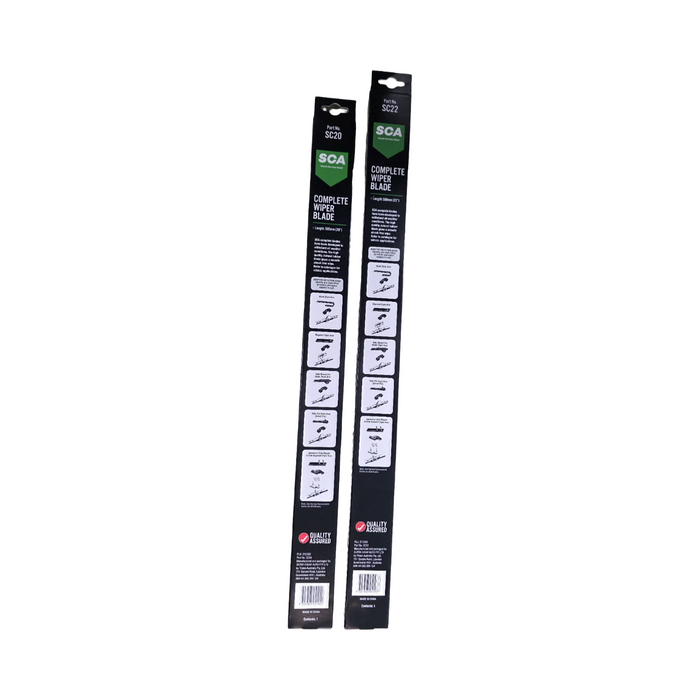 NEW VT, WH, VX, VU, VY, WL,VZ, WK Holden Commodore - Wiper Blade SET (20"and 22")