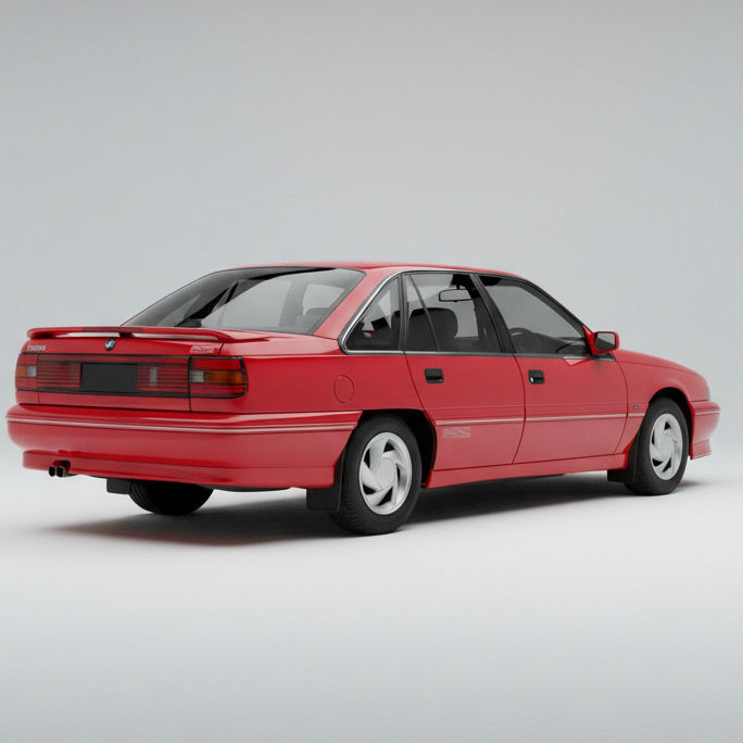 #0067 - VP SS Holden Commodore - Rear Spoiler with Brake light * Fiberglass / Unpainted*