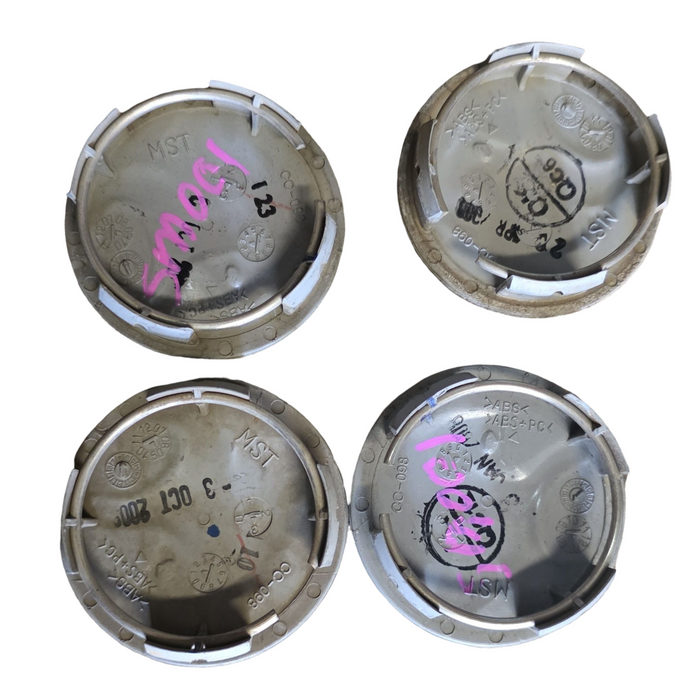 VT, VX, VU, VY, VZ Holden Commodore - Centre Cap Set - Charcoal and Satin Silver GENUINE