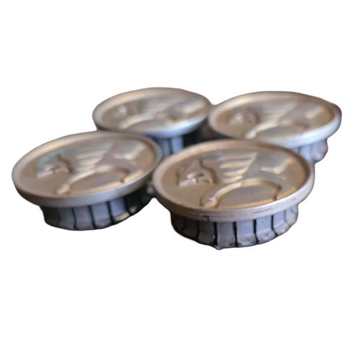 VT, VX, VU, VY, VZ Holden Commodore - Centre Cap Set - Satin Silver GENUINE