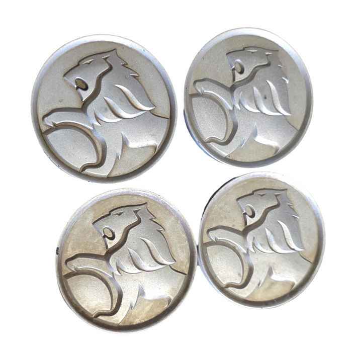 VT, VX, VU, VY, VZ Holden Commodore - Centre Cap Set - Satin Silver GENUINE