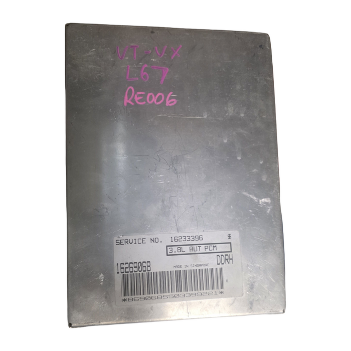 RE006 - VY L67 V6 3.8Ltr  Manual ECU - Service #16233396
