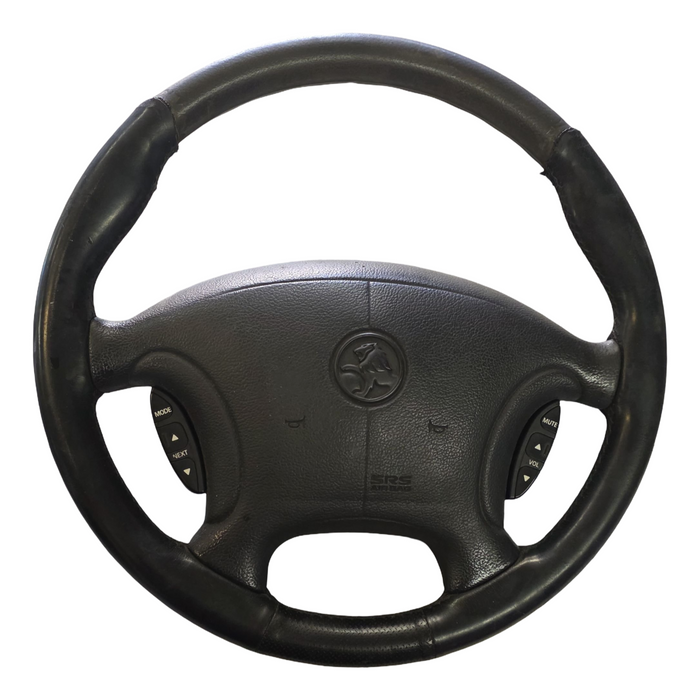 Vx002 - VX Holden Commodore - Leather Steering Wheel with Horn Pad and Buttons