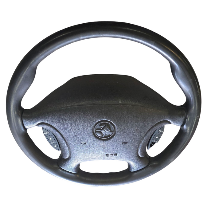 Vx002 - VX Holden Commodore - Steering Wheel with Horn Pad and Controls (no leather)