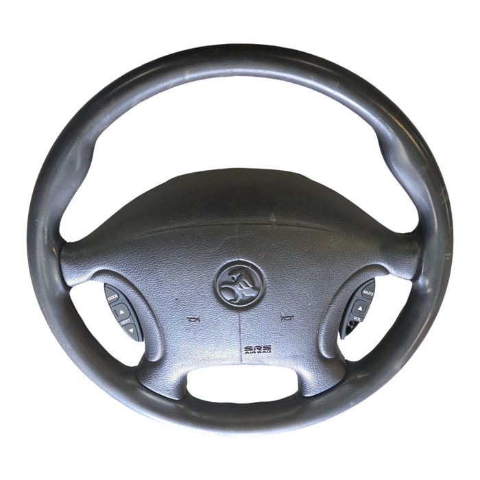 Vx002 - VX Holden Commodore - Steering Wheel with Horn Pad and Controls (no leather)