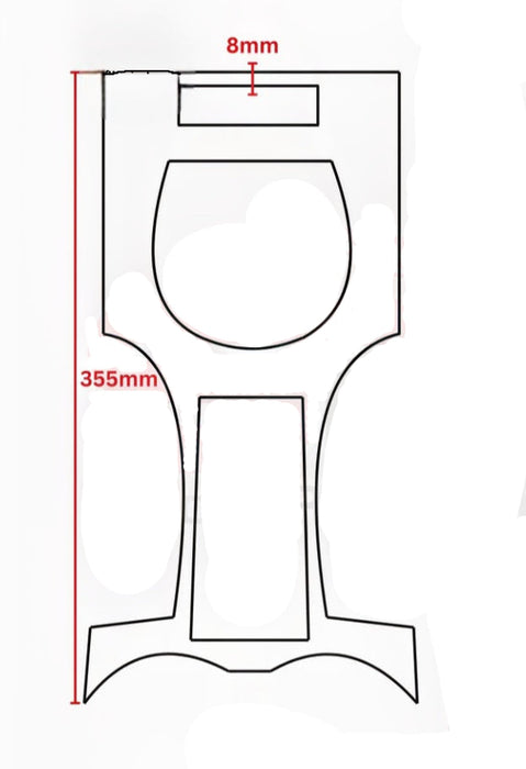 New OEM Quality - VE Holden Commodore / WM Statesman Centre Console Trim Satin Black / Silver (Auto) Part #92244826