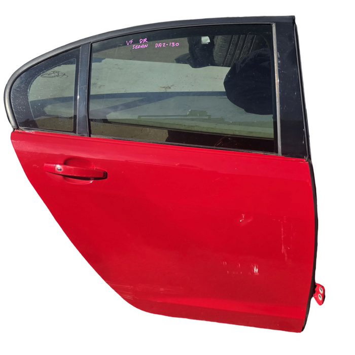 Da2-130 - VF Holden Commodore - Driver's Rear Door - Sting Red #687F