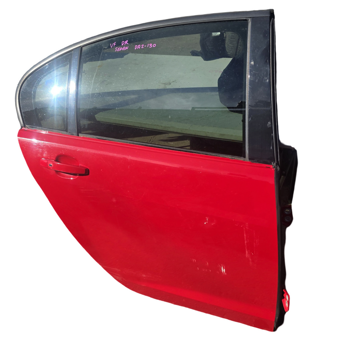 Da2-130 - VF Holden Commodore - Driver's Rear Door - Sting Red #687F