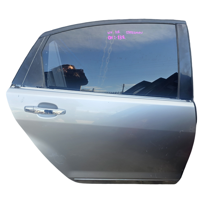 Da2-132 - WN - Driver's Rear Door - Nickle Metallic #348N with Chrome Handle