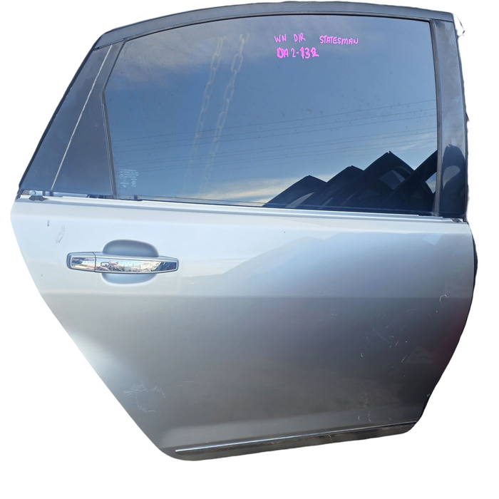 Da2-132 - WN - Driver's Rear Door - Nickle Metallic #348N with Chrome Handle