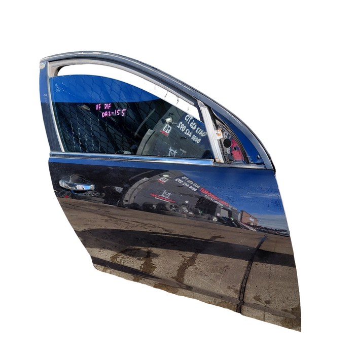 DA2-155 - VF Holden Calais - Driver's Front Door w/ Chrome Handle & Trims - Phantom Black #790F