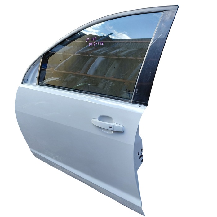 DA2-172 - VF Holden Commodore - Passenger's Front Door - HERON WHITE #J073