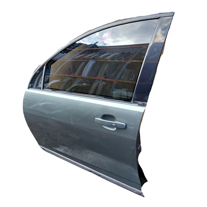 DA2-171 - VF Holden Calais - Passenger's Front Door w/ Chrome Trim - Alto Grey #744S