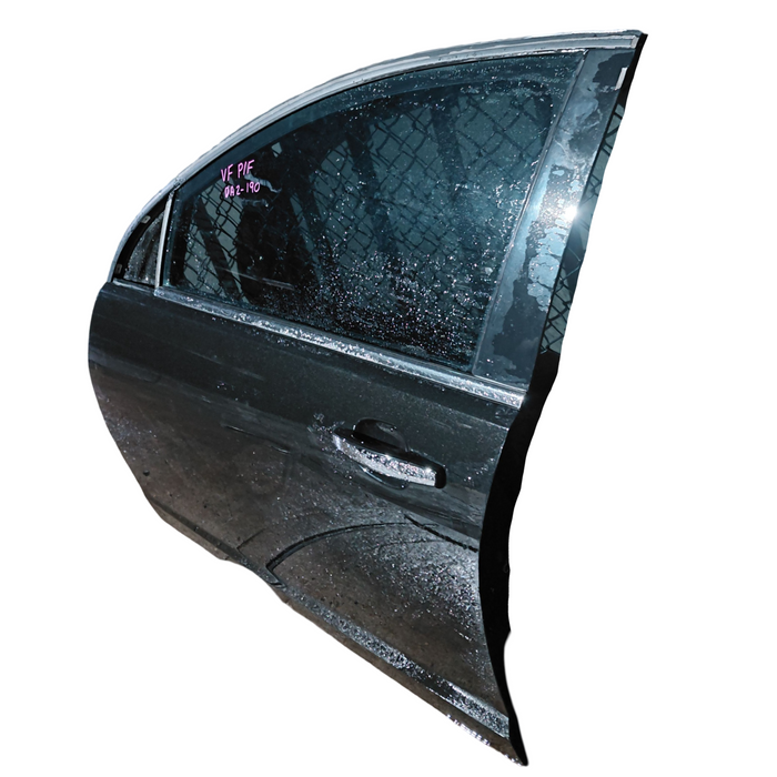 DA2-190 - VF Holden Calais - Passenger's Front Door w/ Chrome Handle & Trims - Phantom Black #790F
