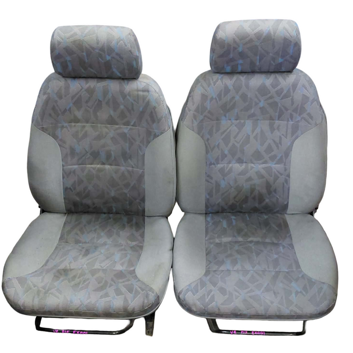 EX001 - VR S-Pac Holden Commodore Wagon - Front Seats w/ Seat Rails (PAIR) - CLOTH