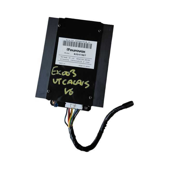EX003 - VT Holden Calais - EUROVOX  Amplifier S/N: 92047997