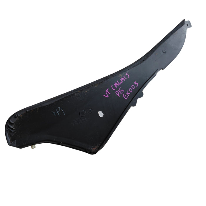 VT / VX Holden Commodore / Calais - PASSENGER's Side - Centre Console Side Trim / BLACK Suede - PART #