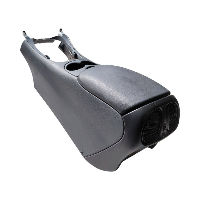 EX003 - VT Holden Calais - Centre Console w/ Lid & Rear Console/Pocket - WOODGRAIN / BLACK