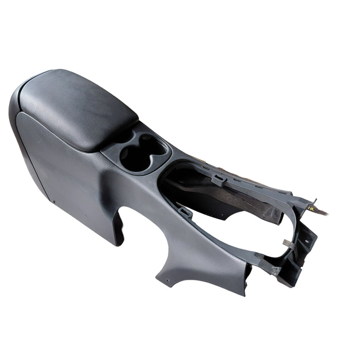 EX003 - VT Holden Calais - Centre Console w/ Lid & Rear Console/Pocket - WOODGRAIN / BLACK