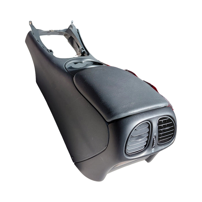 EX003 - VT Holden Calais - Centre Console w/ Lid & Rear Console/Pocket - WOODGRAIN / BLACK