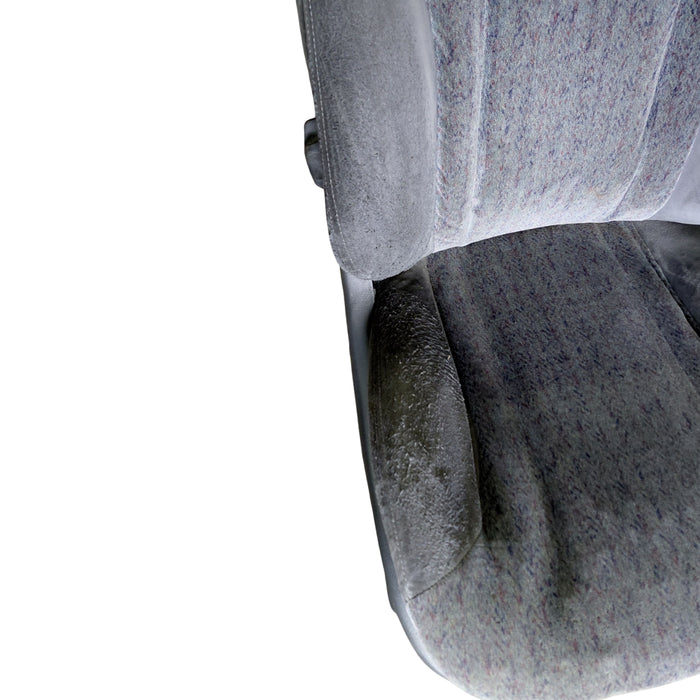 EX003 - VT Holden Calais - Front Seat (PAIR) w/ Side Plastics & Seatbelt Stalks - CLOTH TRIM #17i