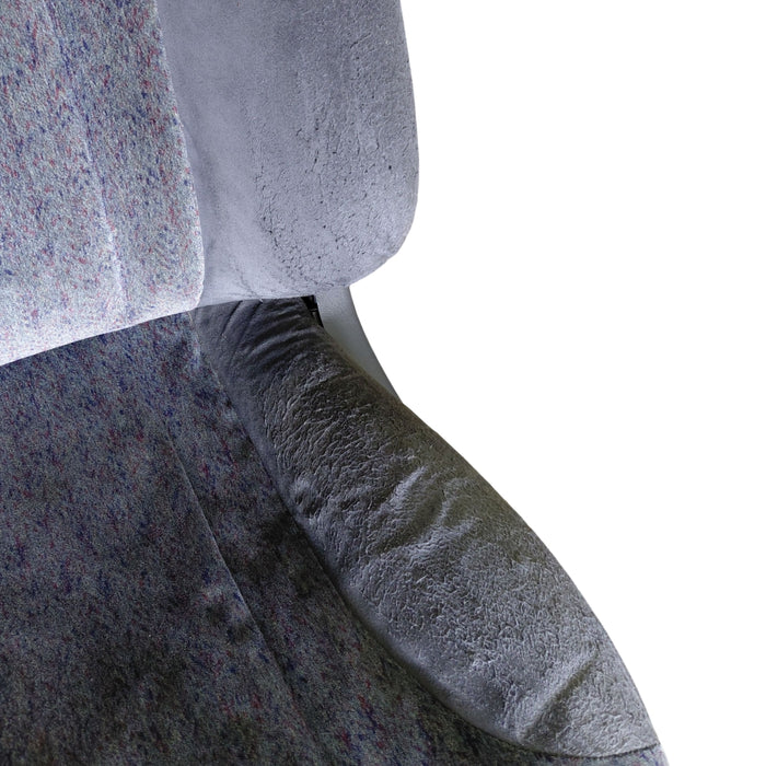 EX003 - VT Holden Calais - Front Seat (PAIR) w/ Side Plastics & Seatbelt Stalks - CLOTH TRIM #17i