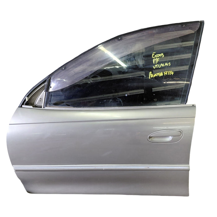 EX003 - VT Holden Calais - Passenger's Front Door w/ Weather Shield - TUNGSTEN METALLIC #H114