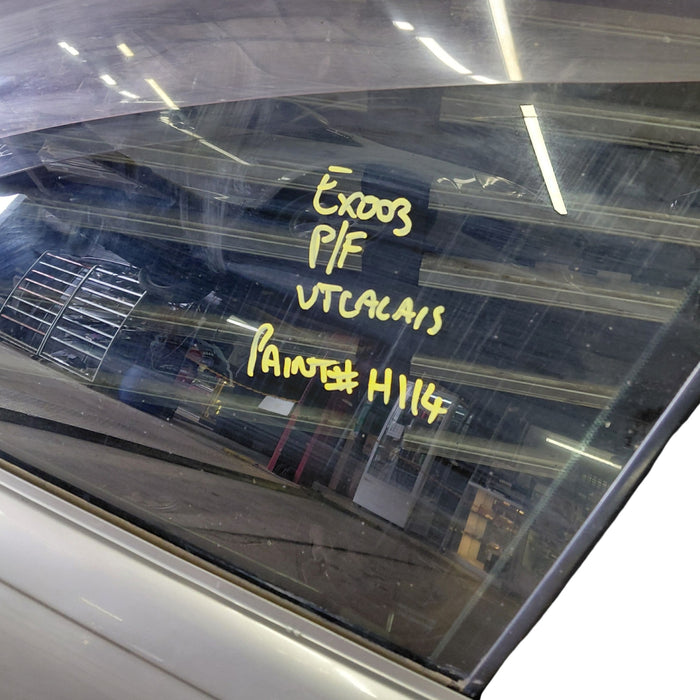 EX003 - VT Holden Calais - Passenger's Front Door w/ Weather Shield - TUNGSTEN METALLIC #H114