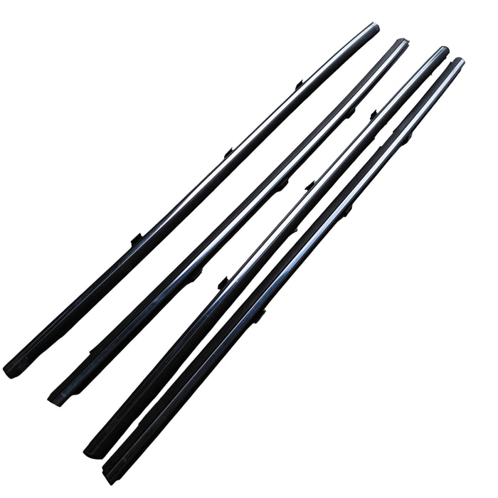 EX003 - VT Holden Calais Sedan - Doorbelt (SET of 4) Chrome & Black