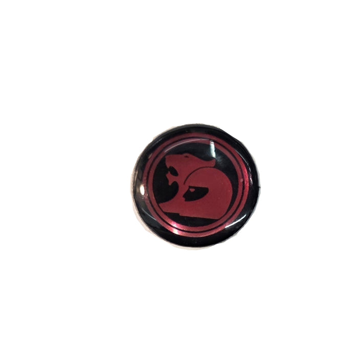 HSV Key Fob Emblem Decal - Red and Black 1.5cm