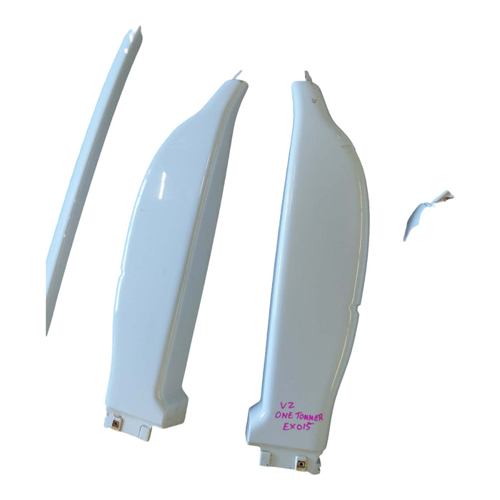 EX015 - VZ Holden One Tonner Utility - Sailplane Set (x9 PIECE) - HERON WHITE #679F
